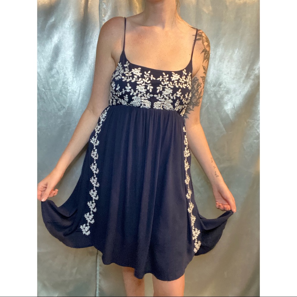 EUC Floral Embroidered Dress